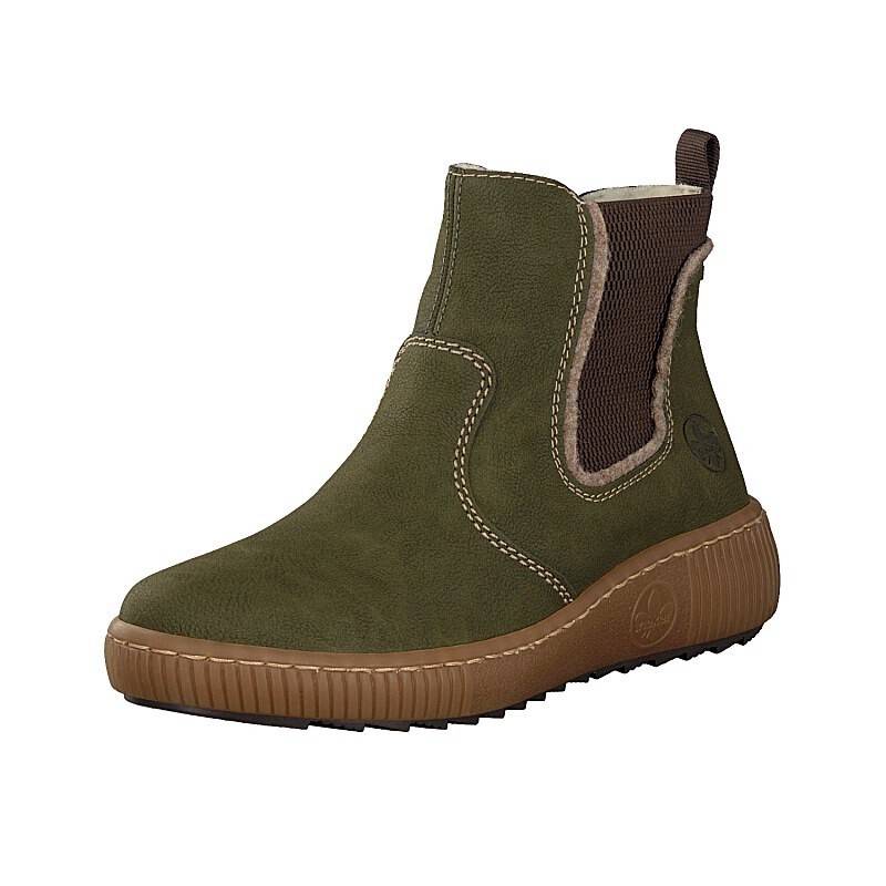 Botas Chelsea Rieker Z6654-54 Para Mulher - Verdes